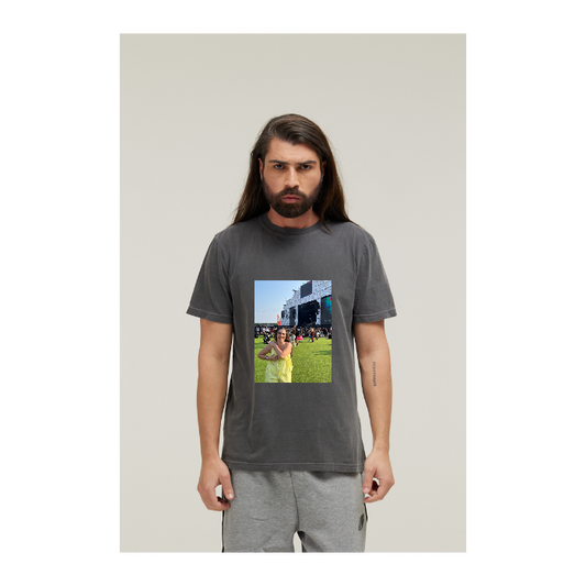 Camiseta Estonada Cinza Chumbo