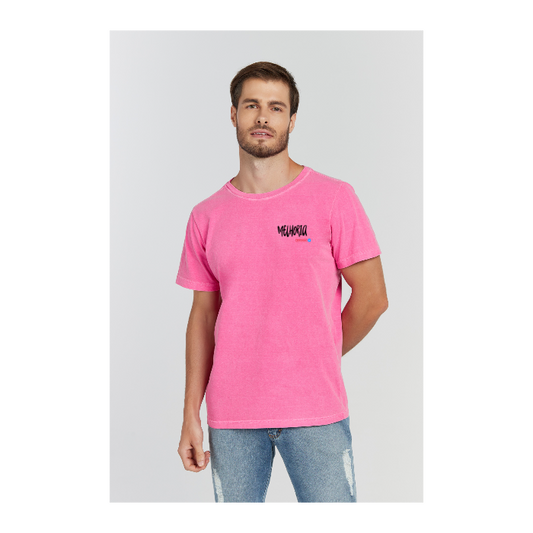Camiseta Estonada Rosa Pink