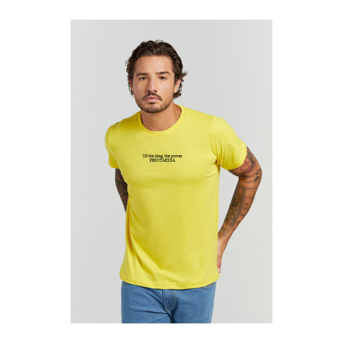 Camiseta Premium Amarelo Canário