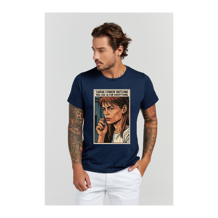 Camiseta Premium Azul Marinho