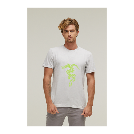 Camiseta Estonada Branco Gelo