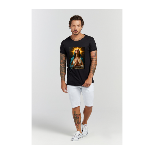 Camiseta Longline Preto