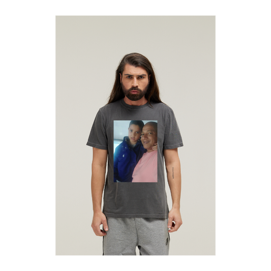 Camiseta Estonada Cinza Chumbo