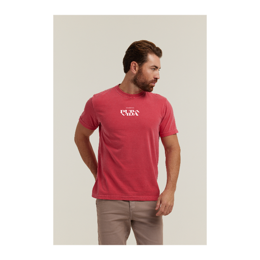 Camiseta Estonada Vermelho