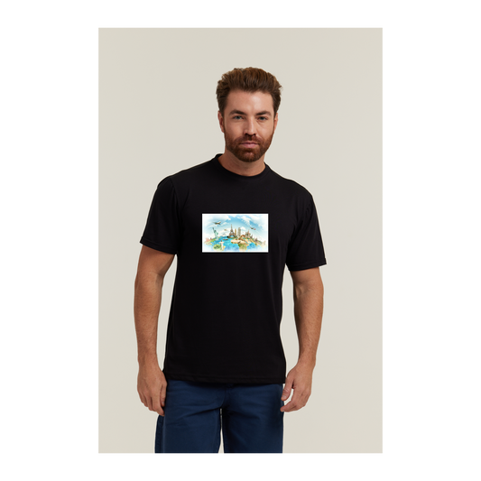 Camiseta Pima Preto