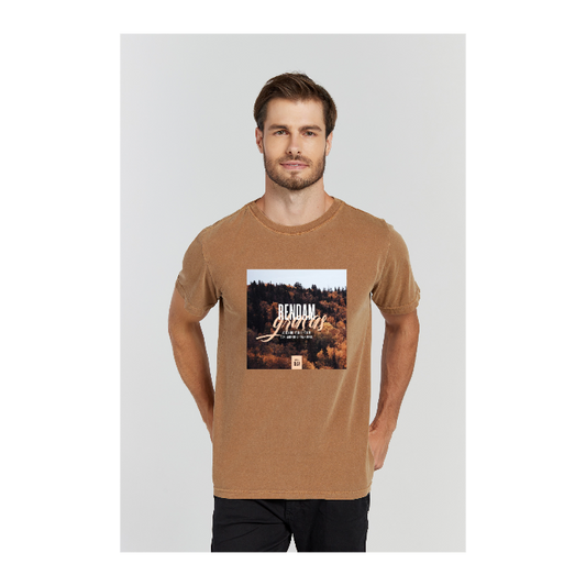 Camiseta Estonada Marrom