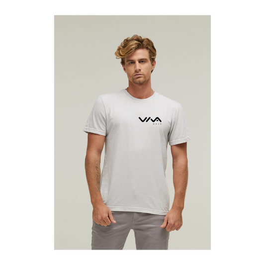 Camiseta Estonada Branco Gelo