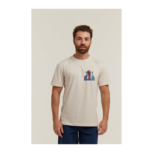 Camiseta Pima Areia