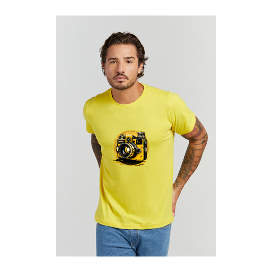 Camiseta Premium Amarelo Canário