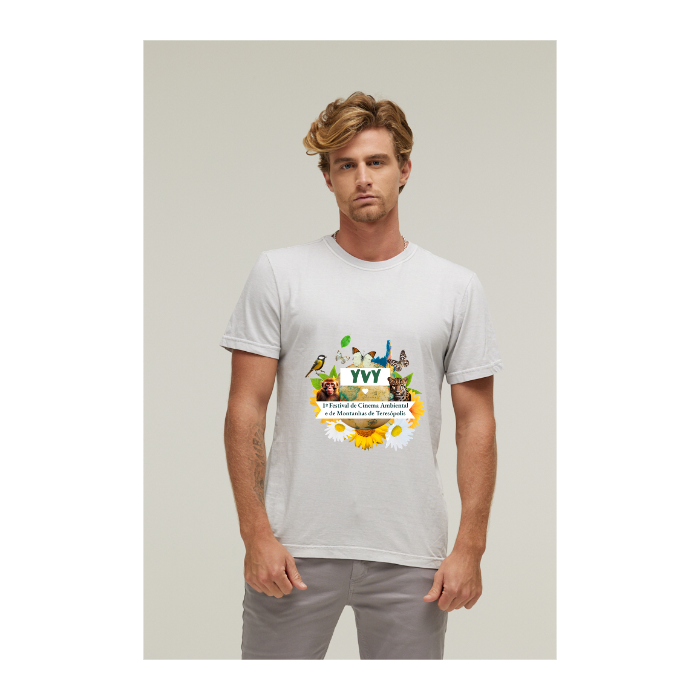 Camiseta Estonada Branco Gelo
