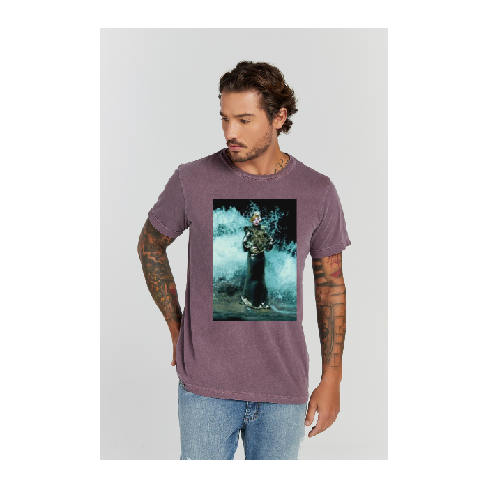 Camiseta Estonada Roxo