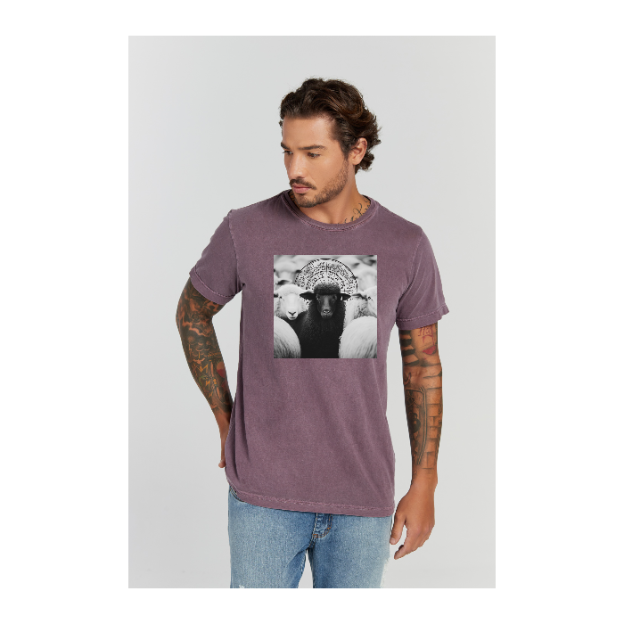 Camiseta Estonada Roxo
