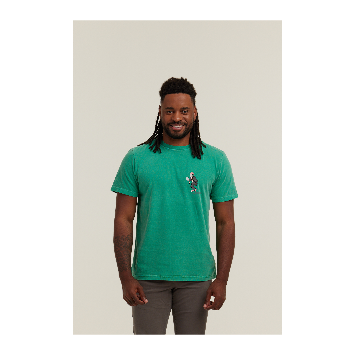 Camiseta Estonada Verde Bandeira