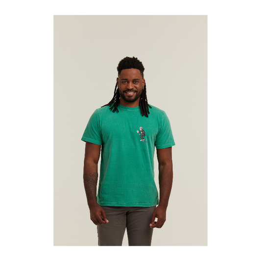 Camiseta Estonada Verde Bandeira