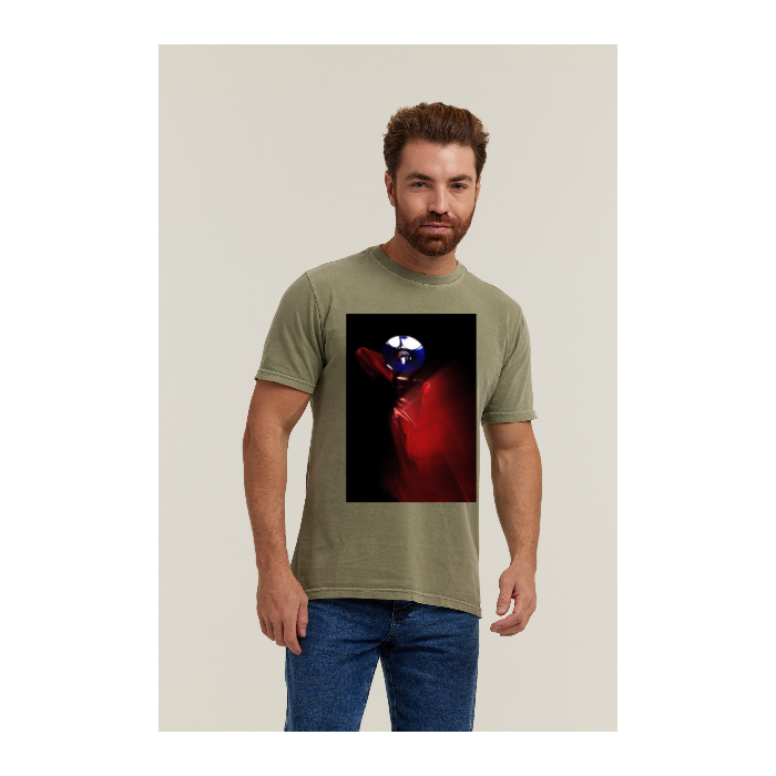 Camiseta Estonada Verde Militar