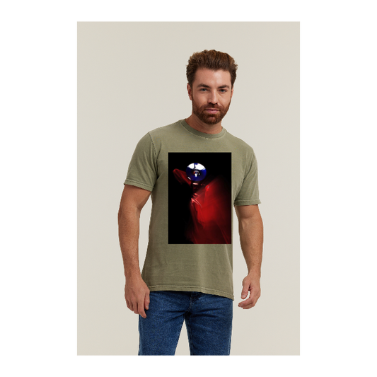 Camiseta Estonada Verde Militar