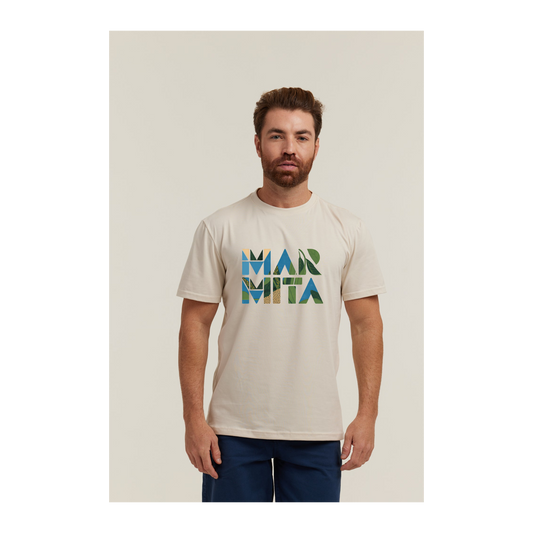 Camiseta Pima Areia