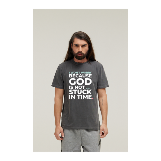 Camiseta Estonada Cinza Chumbo
