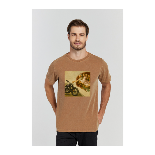 Camiseta Estonada Marrom