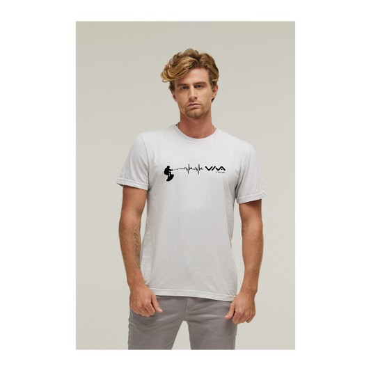 Camiseta Estonada Branco Gelo
