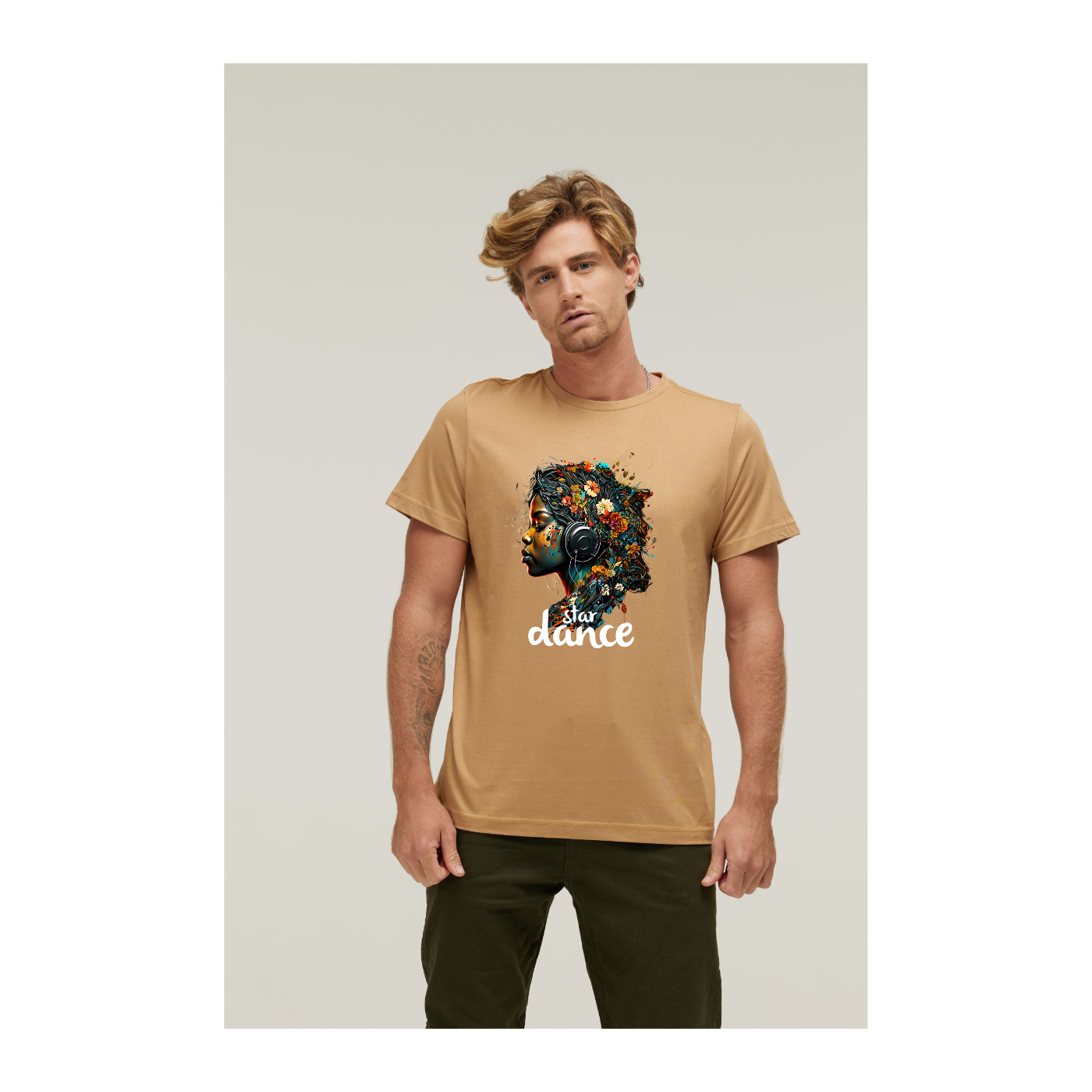 Camiseta Premium Caramelo