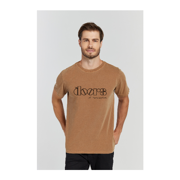Camiseta Estonada Marrom