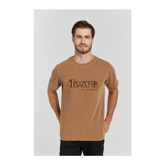 Camiseta Estonada Marrom