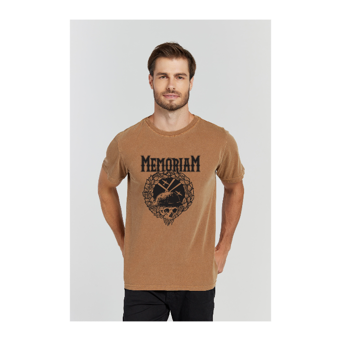 Camiseta Estonada Marrom