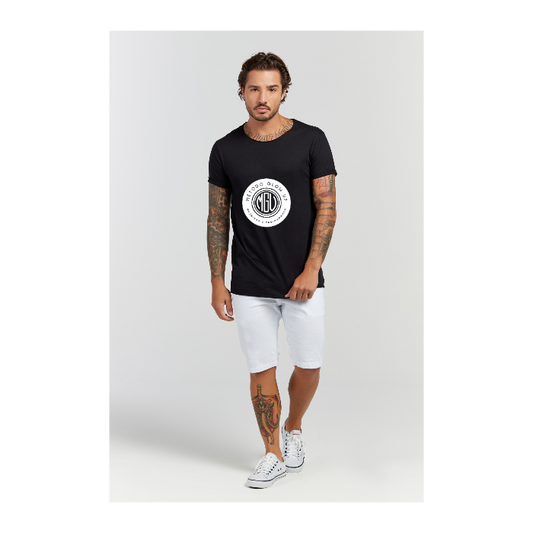 Camiseta Longline Preto