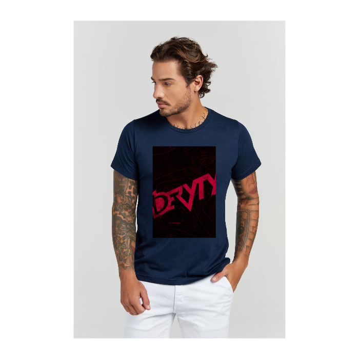 Camiseta Premium Azul Marinho