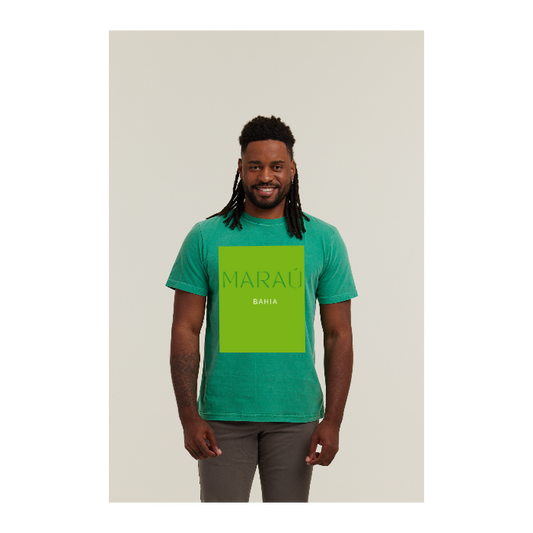Camiseta Estonada Verde Bandeira