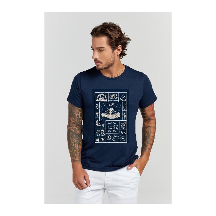 Camiseta Premium Azul Marinho