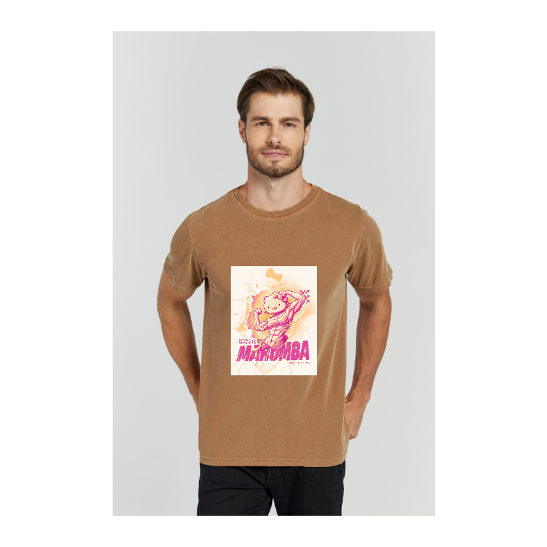 Camiseta Estonada Marrom