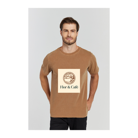 Camiseta Estonada Marrom