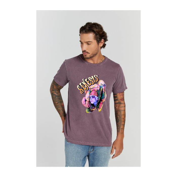 Camiseta Estonada Roxo