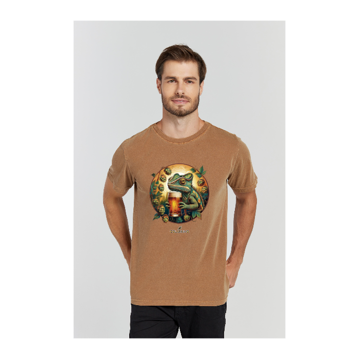 Camiseta Estonada Marrom