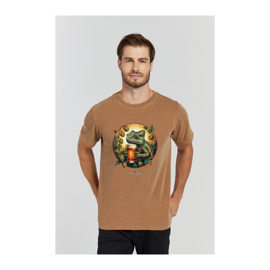 Camiseta Estonada Marrom