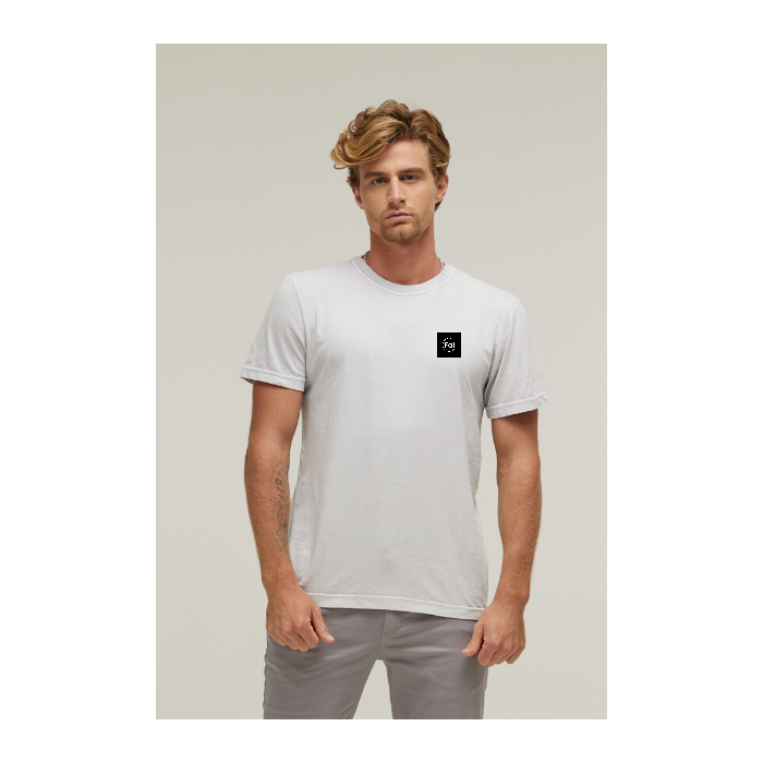 Camiseta Estonada Branco Gelo