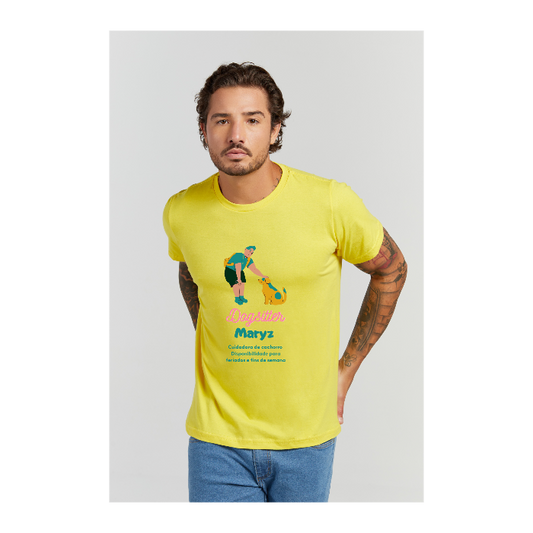 Camiseta Premium Amarelo Canário