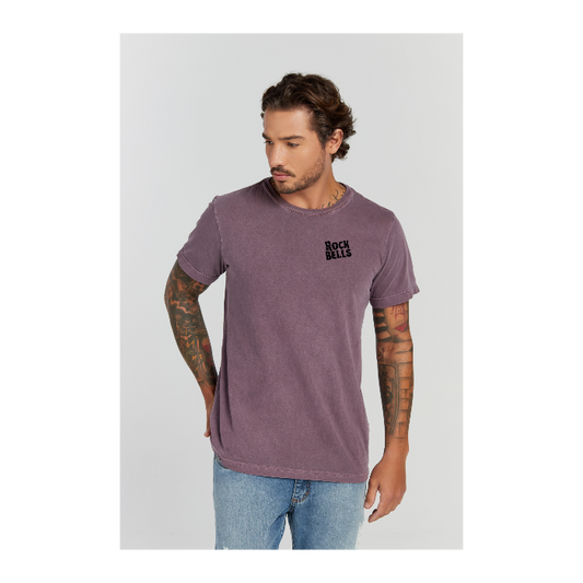 Camiseta Estonada Roxo