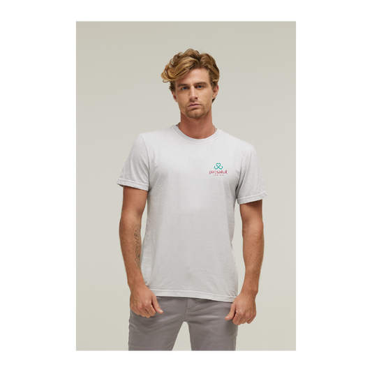 Camiseta Estonada Branco Gelo