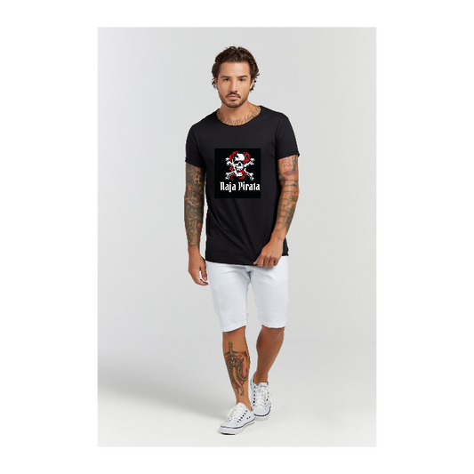Camiseta Longline Preto