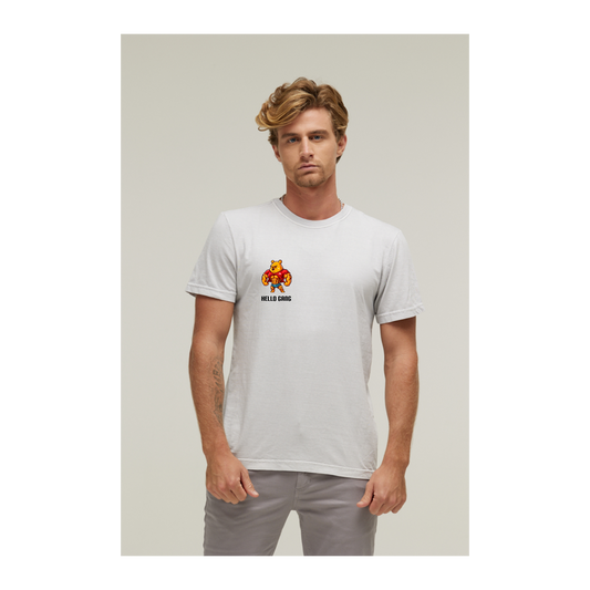 Camiseta Estonada Branco Gelo