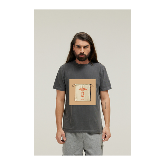 Camiseta Estonada Cinza Chumbo