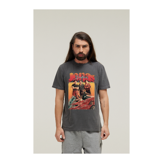 Camiseta Estonada Cinza Chumbo