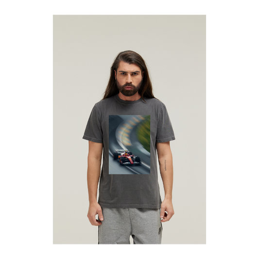 Camiseta Estonada Cinza Chumbo