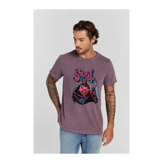 Camiseta Estonada Roxo