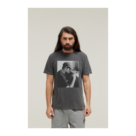 Camiseta Estonada Cinza Chumbo