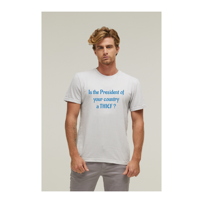 Camiseta Estonada Branco Gelo