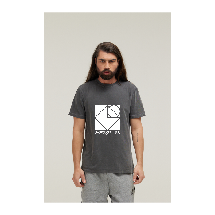 Camiseta Estonada Cinza Chumbo